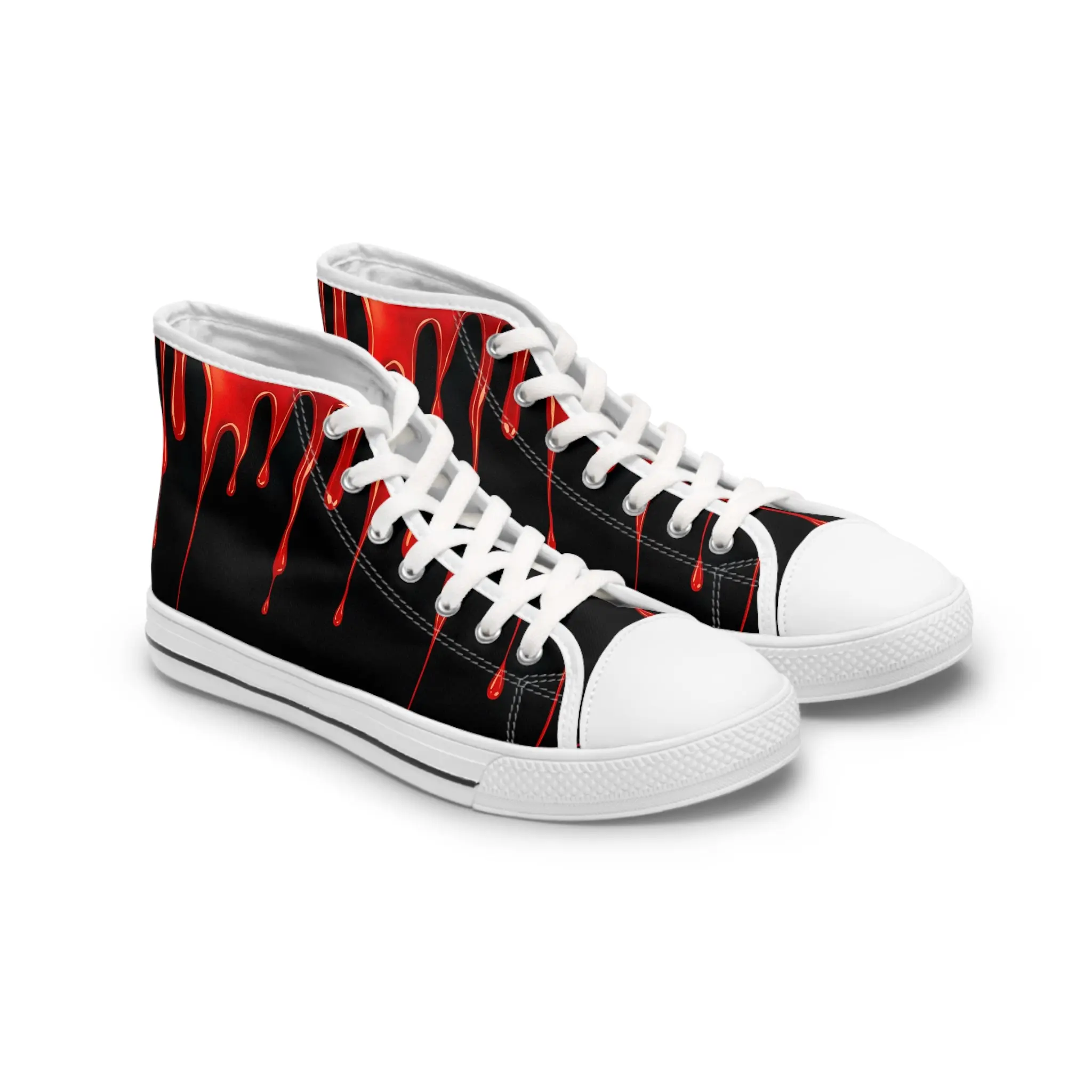 Women's Bloody Drip High Top Sneakers