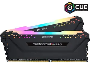 CORSAIR Vengeance RGB Pro 16GB (2 x 8GB) 288-Pin PC RAM DDR4 3200 (PC4 25600) Desktop Memory Model CMW16GX4M2E3200C16