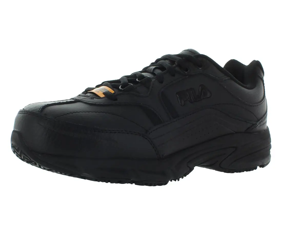FILA Men's Memory Workshift Steel Toe Sneaker, Slip-Resistant Athletic Sports Shoes, Work & Training Footwear with Memory Foam, Closed