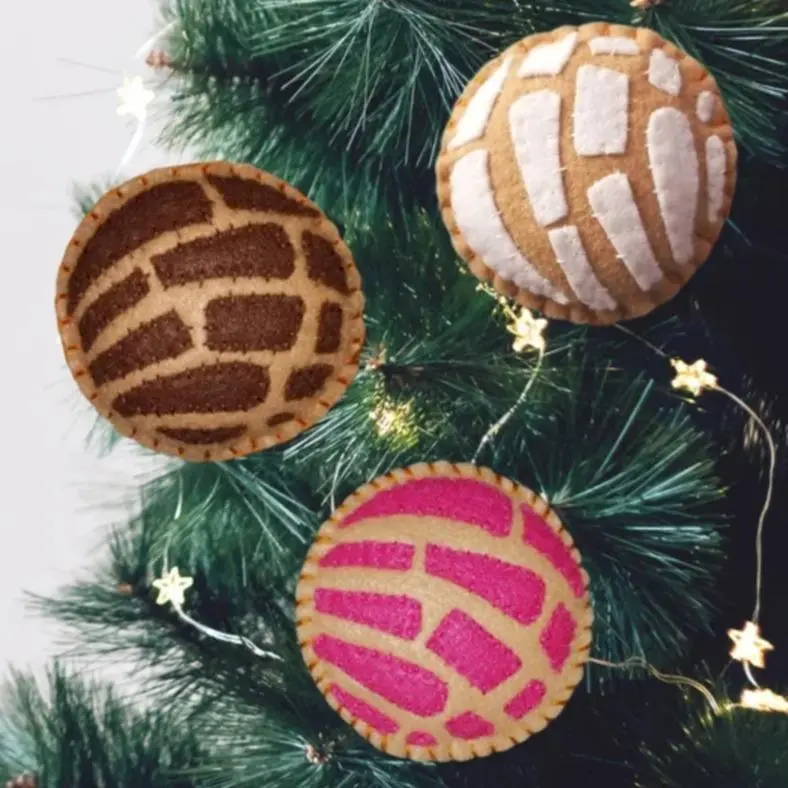 Handmade Felt Concha Ornament Decoration Multicolor