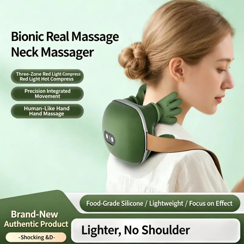 Bionic Heating Massage Master, Neck and Shoulder Massager for Deep ...