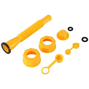 3X Gas Can Spout Upgrade Kit - No-Spill Fuel Nozzle & Vent - Quick Installation on Most Plastic Gas Cans