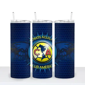 Club America Futbol Inspired 20oz Tumbler