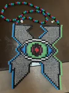 DJ X Eye Perler Necklace