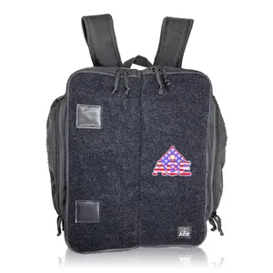 Cornhole Backpack with ACE Patch - Black