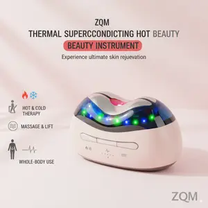 Hot and Cold Infusion Beauty Instrument, Multifunctional Beauty Instrument, Suitable for Full Body Massage Care for Men and Women, Helps Drain Lymphatic Fluid, and Is The Best Gift.