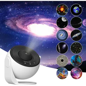 Galaxy Projector, 13 in 1 Planetarium Star Projector Realistic Starry Sky LED Night Light with Solar System Nebula Moon for  Adults Bedroom Ceiling Home Theater Living Room Decor