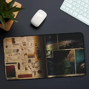 Moon Loading Screen Desk Mat, Call of Duty Zombies Desk Mats, High-Resolution Art, Black Ops-Inspired Design Gaming Accessories, Nostalgia Gamer Gift for Him