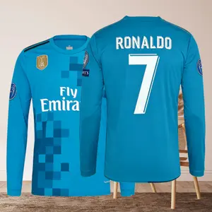 1617 Away Soccer Jersey Long Sleeve NO.7 Ronaldo