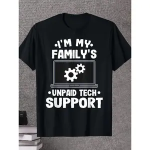 I Am Free Technical Support from My Family, Funny Computer Engineer T-shirt
