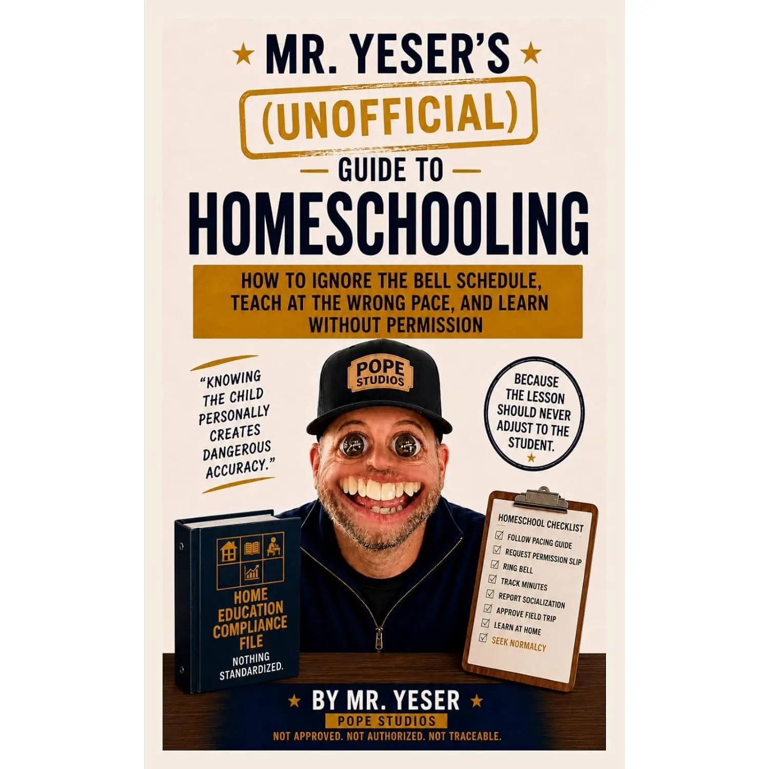 (Set of 5) Mr. Yeser's (Unofficial) Guide to Homeschooling: How to Ignore the Bell Schedule, Teach at the Wrong Pace, and Learn Without Permission