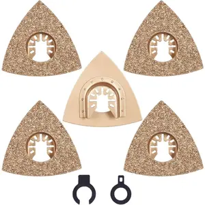 Oscillating Tool ,  5 count Universal Triangle Carbide Oscillating Multitool   Accessories kit