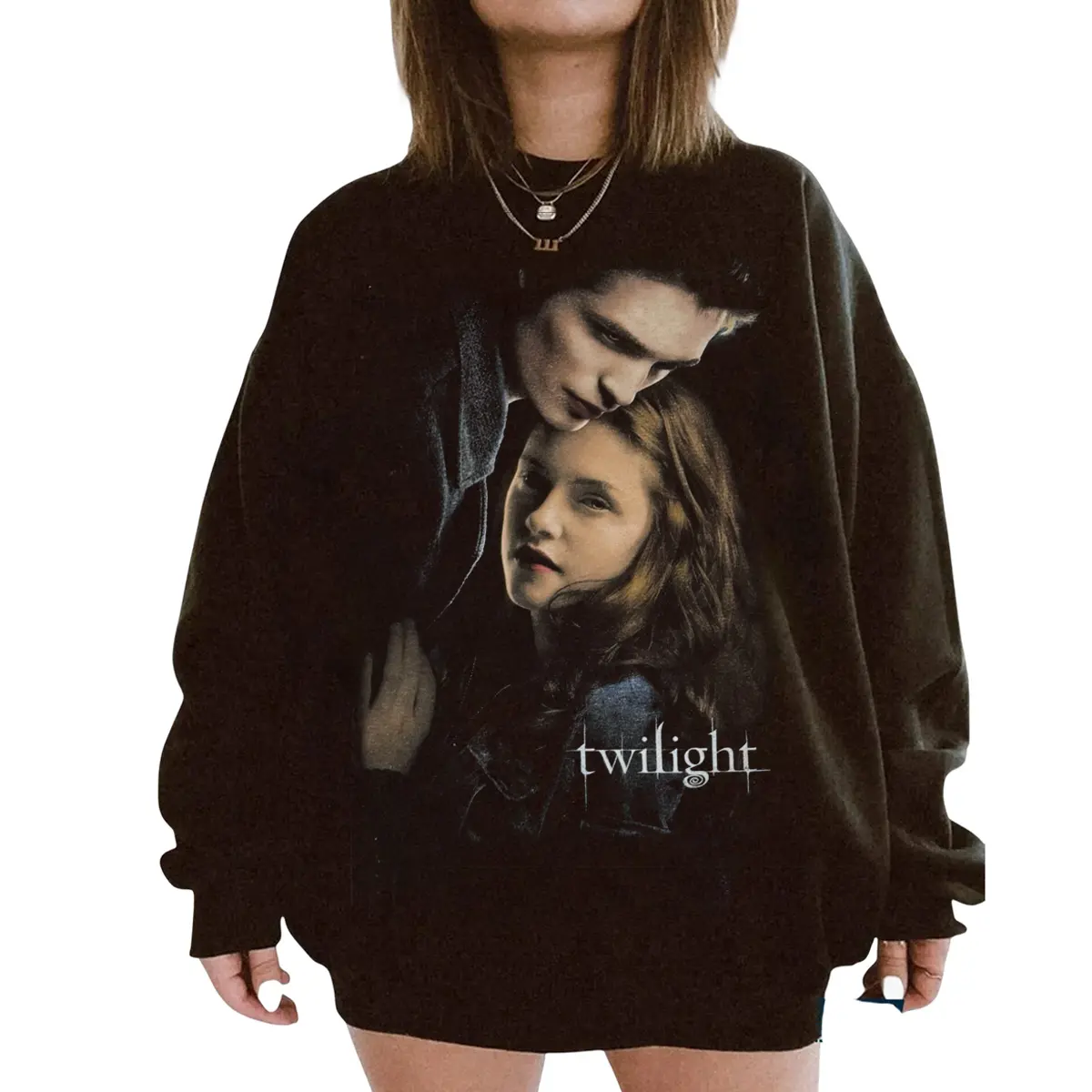 The Twiilight Saga Edward and Bella Movie Tee Shirt and Sweatshirt, Vintage Vampire Romance Graphic Top, Retro Twilight Fan Merch, Unisex Gift for Movie Lovers