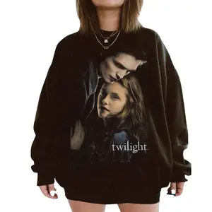 The Twiilight Saga Edward and Bella Movie Tee Shirt and Sweatshirt, Vintage Vampire Romance Graphic Top, Retro Twilight Fan Merch, Unisex Gift for Movie Lovers