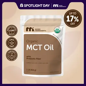 Micro Ingredients Organic MCT Oil Powder 1 Pound Micro Ingredients Organic MCT Oil Powder 1 Pound