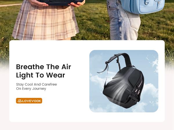 LOVEVOOK School Backpack for Girls, Large Capacity 15.6 Laptop Backpack with Tumbler Pockets, Multi-Compartment Backpacks with Lucky Bunny Charm, Water-Resistant Travel Backpack, TikTokShopBackToSchool