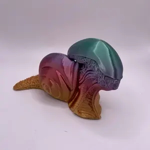 Mystic Alien Snail Figurine 3D Printed – Fantasy Desk Pet or Shelf Decor