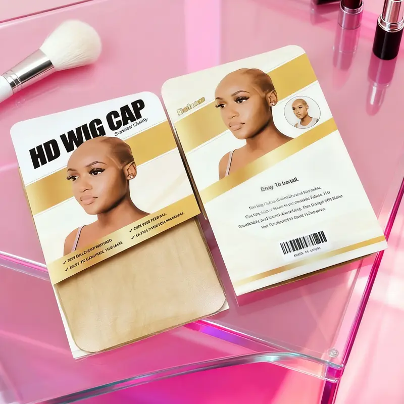 Free Size Natural Skin Color Stocking Cap Wig Deluxe Wig Cap Hair Net For Weave Stretch Mesh Wig Cap Hd Wig Caps for Wigs on Sale