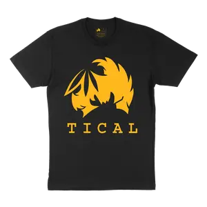 Mblem T Shirt Black and Yellow