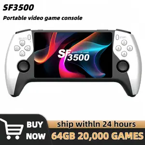 SF3500 Retro Handheld Game Console - Holiday Gift, 5.1-inch HD IPS Display, 20,000+ Classic Games, 14+ Emulators, TV Output Support, Ideal for Kids & Adults (Home Gaming Console)
