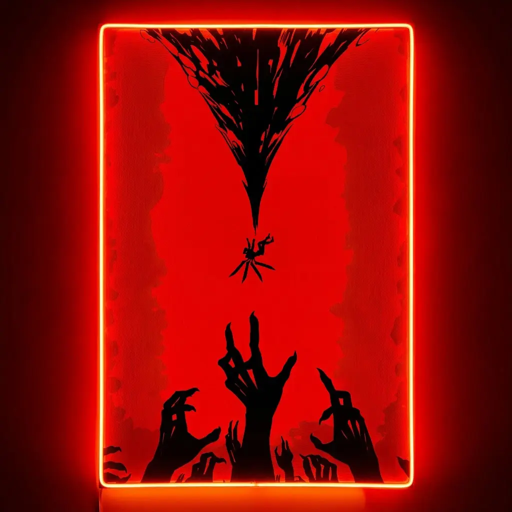 Ultrakill Poster, Gaming Wall Art Retro FPS Video Game Print Decor Gaming Room Vibrant Artwork