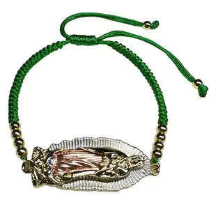 Our Lady of Guadalupe Bracelet - Knotted & Gold Filled
