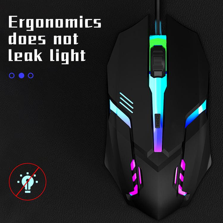 Latest High-Quality Ergonomic Gaming Mouse, Suitable for Desktop and Laptop Computers, 4-Button USB RGB Backlit Mouse Latest High-Quality Ergonomic Gaming Mouse, Suitable for Desktop and Laptop Computers, 4-Button USB RGB Backlit Mouse