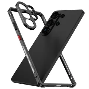 Ultra-Thin Aluminum Alloy Back Frame Bumper, Lightweight Cooling Case for Samsung Galaxy S26 Ultra/s25 Ultra/s24 Ultra/s23 Ultra, Minimalist Design