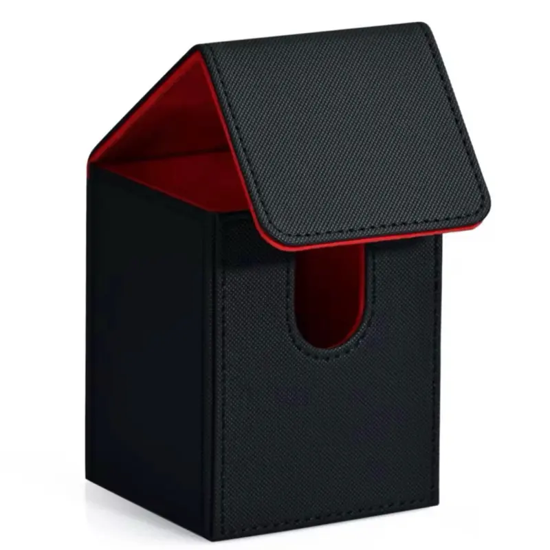 4x3x3 Waterproof Trading Card Deck Box 100+ Sleeved Singles Storage Capacity