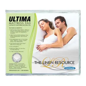 extra Soft Mattress Protector - Innomax Ultima Contoured Fit Cotton Blend, Breathable Topper for Twin and Twin Extra Large Size Beds