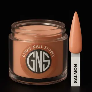 GNS Salmon 2oz Acrylic Powder Compatible with All Monomer Brands for Acrylic Nail Application