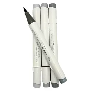 Ohuhu Specialty Palettes Brush Tip Alcohol Marker Palette Collection for CobbleStone, Silver, Rock by Wook Books