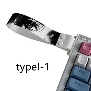 Keyboard Ribbon Decoration, Cartoon Ribbon, Anime Character Pattern, Versatile Webbing Strap, Universal Hanging Band, Fun and Stylish Accessory