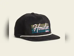 Unstructured Snapback Hats - Howler Beach Club : Antique Black Corduroy