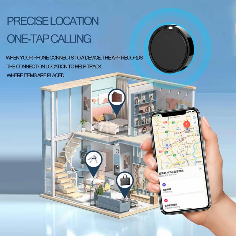Dual- System Car GPS Tracker Apple Find My & Android Compatible Real-Time Tracking No Monthly Fee Weatherproof Magnetic Case Smart Key Finder Bluetooth Safety Universal Compatibility The Best Gift Wireless Tag Travel Gadgets