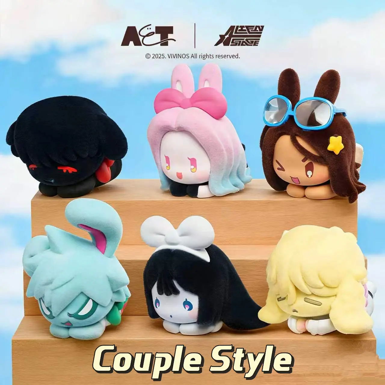 Alien Stage CP Rabbit Series Figurine Set - IvanTill, MiziSua, Hyuluka Couple Mystery Boxed Collectible Toys and Plushies, Collectible for Fans