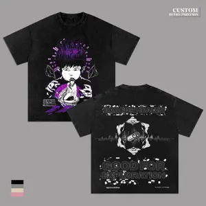 Bad For Health Good For Exploration T-Shirt, Cyberpunk Anime Graphic Tee, Vintage Washed Oversized Streetwear Shirt, Glitch Mind Control Pills Aesthetic, Heavyweight Cotton Double Sided Unisex Top Merch