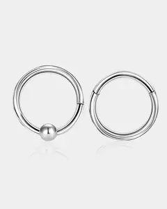2PCS Classical Hinged Segment Septum Rings