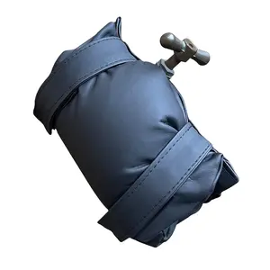 Outdoor Faucet Covers for Winter, Thick Spigot Covers Winter Insulated, PU Leather Cotton Freeze Protection Insulation Reusable Outside Garden Faucet Socks