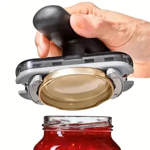 Heavy Duty Jar Lid Opener – Soft Grip Adjustable Tool for Everyday Kitchen Tasks