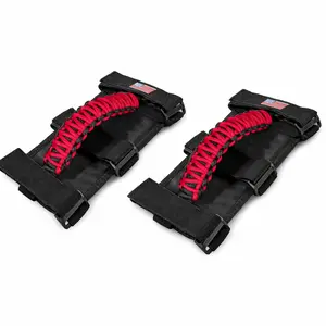 Roll Bar Grab Handles Grip Handle for Jeep Wrangler JK JKU JL JLU TJ YJ Sport Sahara Freedom Rubicon Unlimited Gladiator JT 1955-2023 UTV ATV Accessories Premium Paracord US Flag