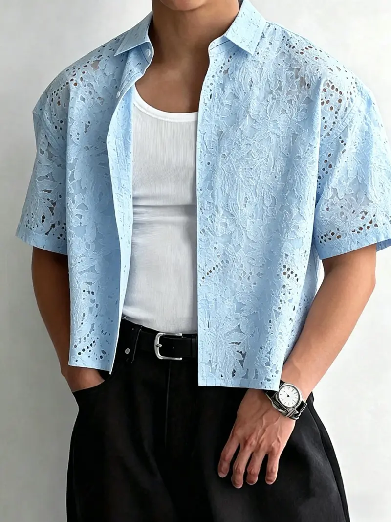 トップス TSkyblue567 skyblue shirt - TikTok Shop