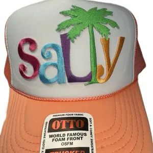 OTTO Salty T Premium Foam Fabric World Famous Foam Front OSFM Soft & Comfy Sweatband Trucker Hat
