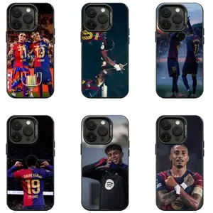 Epic Barcelona Du0 Yamal Raphinha Phone Case Durable Acrylic Anti-Collision Compatible with iPhone X, 11, 12, 13, 14, 15, 16, 17 Series & Galaxy Series