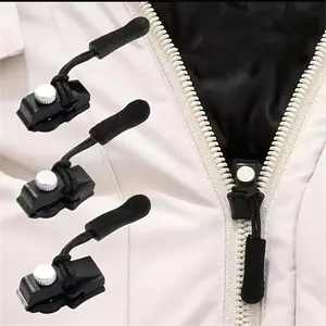 Replaceable Zipper Head, 3/6 Counts No Sewing Required Zipper Head, Zipper Repair Tool for Clothing Bags, Travel Bags, Wallets, Tents, Golf Bags