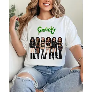 Katseye Unisex Tshirt Kpop Cartoon Graphics, Inspired By Beautiful Chaos Sweatshirt, Gnarly Hoodie, Gabriela, Unisex Sweater Pullover Tee