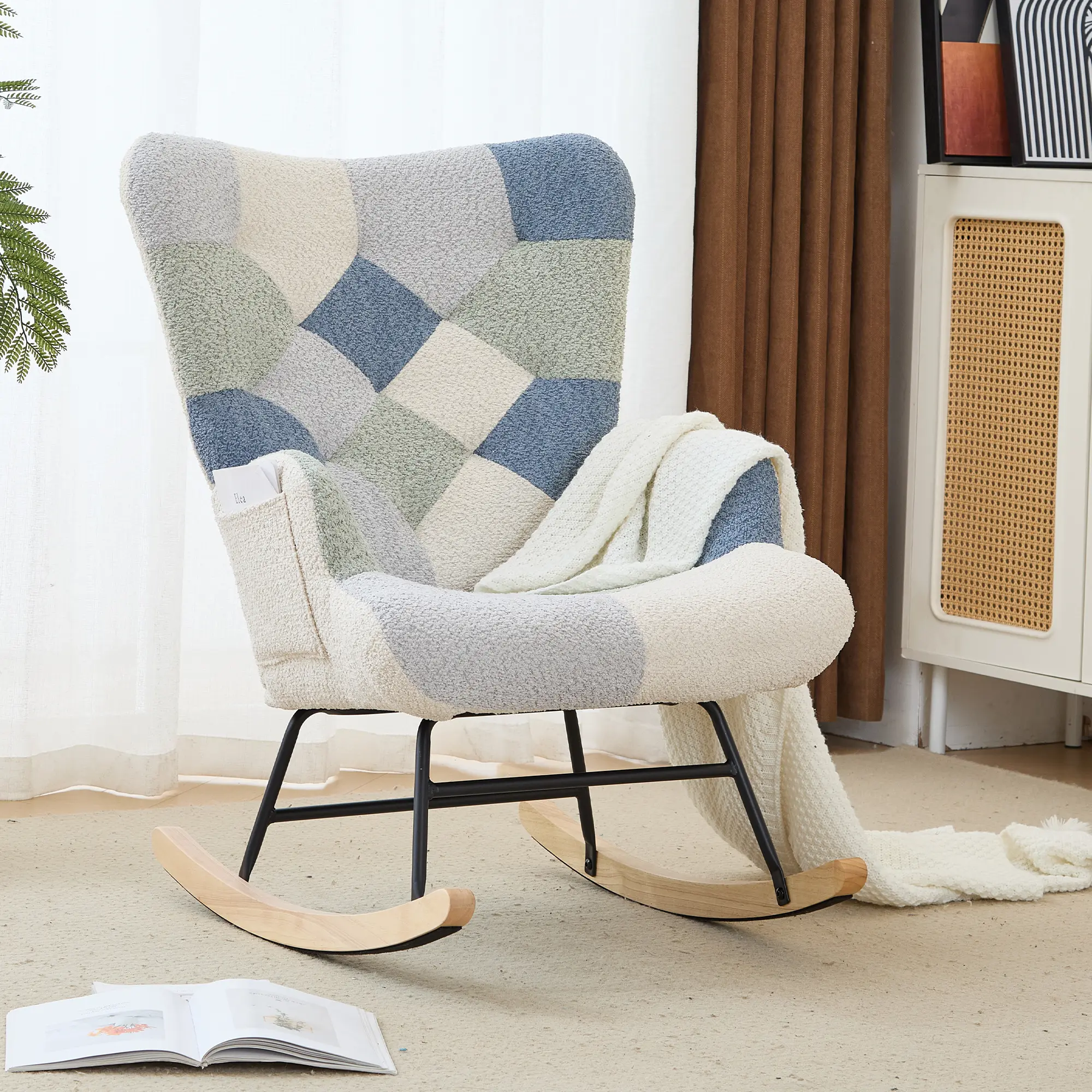 Dark blue- Color blocking