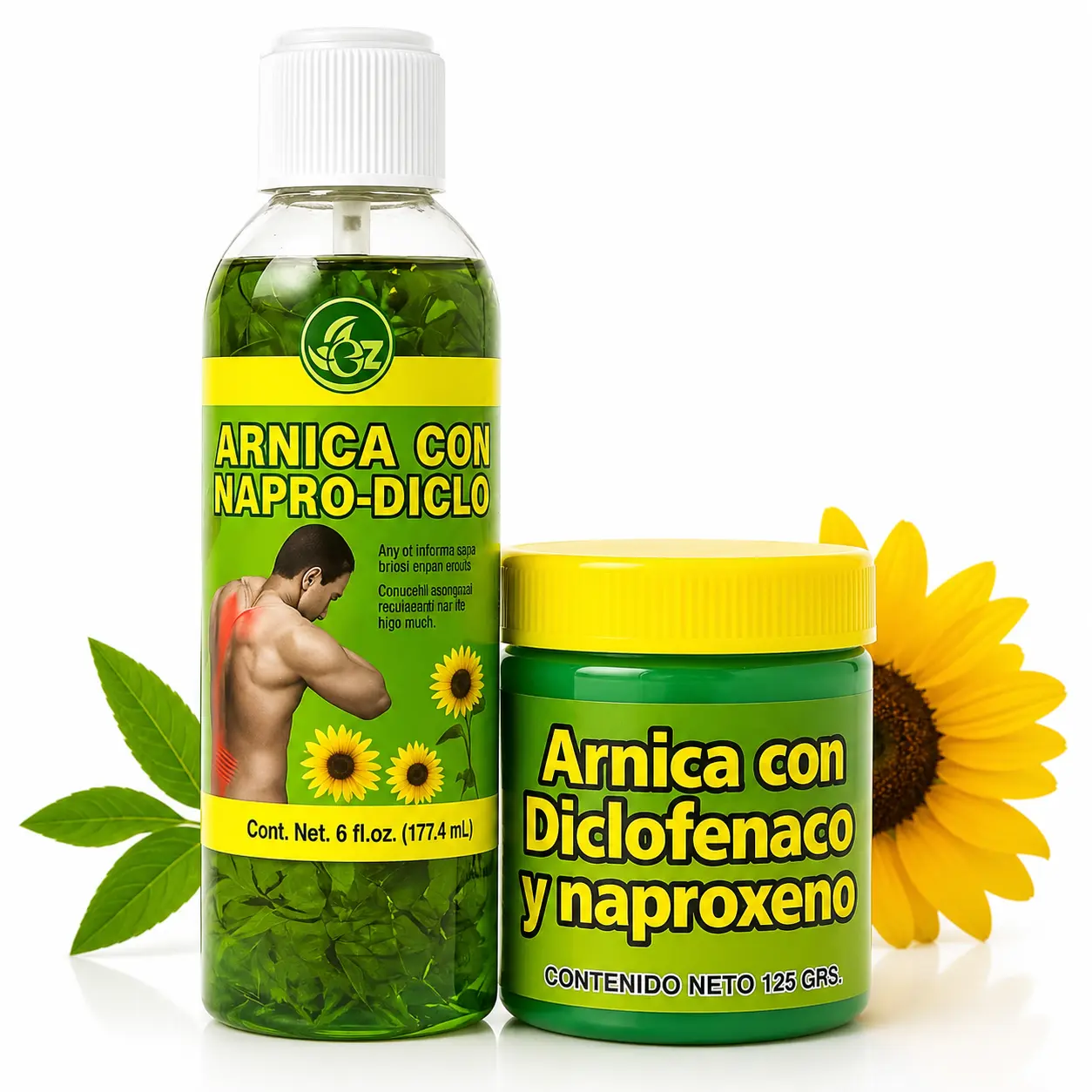 Arnica Gel & Arnica Oil Bundle, Massage Balm and Body Care Oil, Herbal Arnica Massage Set for Full-Body Massage & Self-Care
