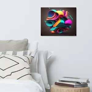 Abstract 3D art 6 Metal prints