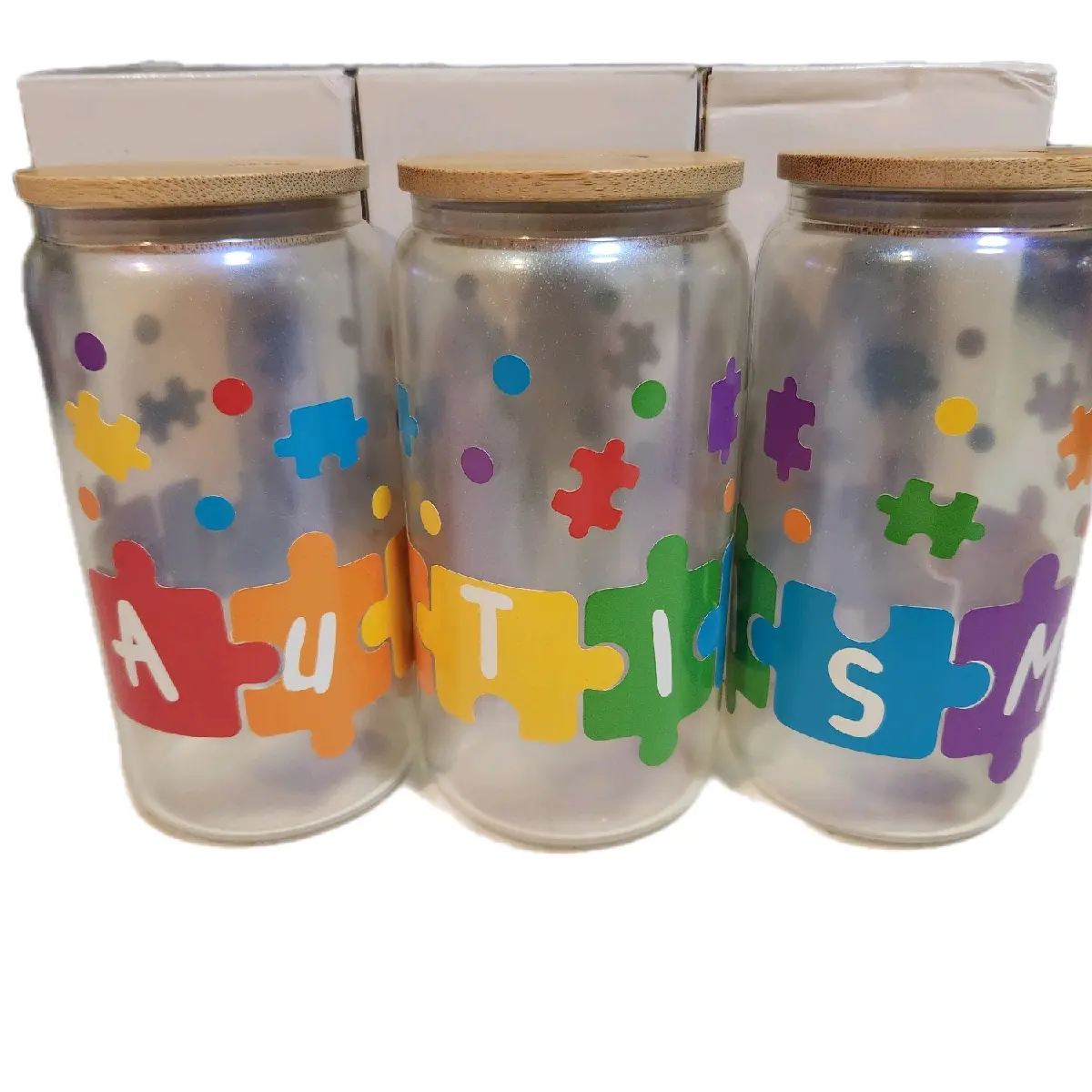 Libbey Autism 16oz Transparent Glassware - Drinkware